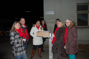 Silvia Halsner, Dieter Friedrich, Pamela Reiss, Andrea Mickel, Klaus Meier, Gabi Hackner und Eugenie Bartsch