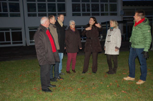 vlr. 2. Bürgermeister Günther Bernhardt, Rudolf Eichhron, Robert Leixner, Ingrid Seehars, 1. Bürgermeisterin Andrea Mickel, Gabi Hackner und Klaus Meier