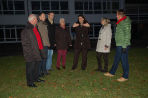 vlr. 2. Bürgermeister Günther Bernhardt, Rudolf Eichhron, Robert Leixner, Ingrid Seehars, 1. Bürgermeisterin Andrea Mickel, Gabi Hackner und Klaus Meier