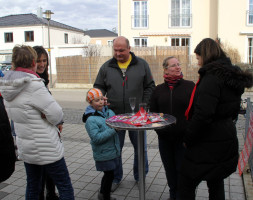 Im Gespräch. Wir sind für sie da!