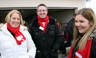 Pamela Reiss, Josef Heimisch und Julia Brandl