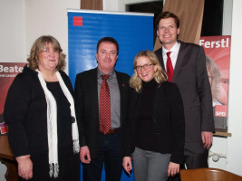 Beate Ferstl, Wolgang Löffler, Natasch Kohnen und Sven John