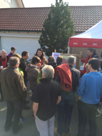 SPD Infostand mitllere Heide #