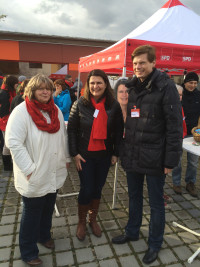 Beate Ferstl, Andrea Mickel und Sven John