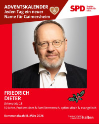 Platz 18 Dieter Friedrich