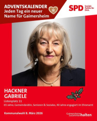 Platz 11 Gabriele Hackner