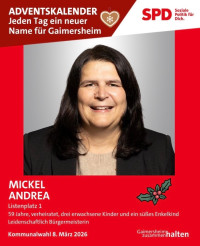 Platz 1 Andrea Mickel